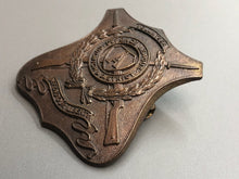 Load image into Gallery viewer, Original WW2 British Home Front Dulwich &amp; District Defence League Cap Badge
