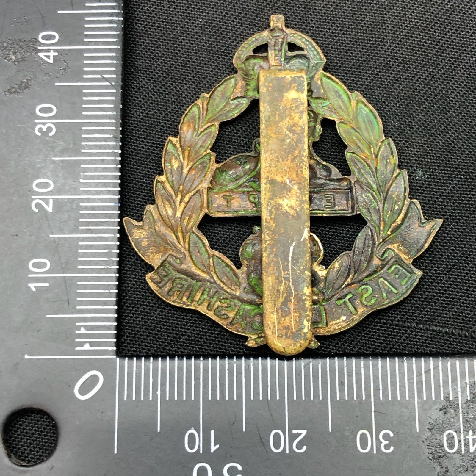 Genuine British Army Cap Badge - East Lancashire Regiment - The Militaria Shop