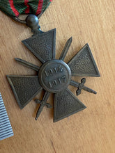 Load image into Gallery viewer, Original WW1 French Croix de Guerre - 1914-17 Dated
