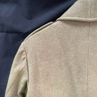 Genuine British Army Man's Mounted Regiment Khaki Greatcoat - 37" Chest - The Militaria Shop