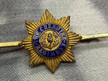 Load image into Gallery viewer, Original British Army The Cheshire Regiment Gilt &amp; Enamel Sweetheart Brooch
