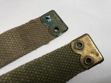 Charger l&#39;image dans la galerie, Original WW2 British Army 37 Pattern Canvass L Straps Set
