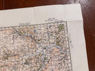 Original WW2 British Army GSGS OS Map of Wales - Llanidloes - The Militaria Shop