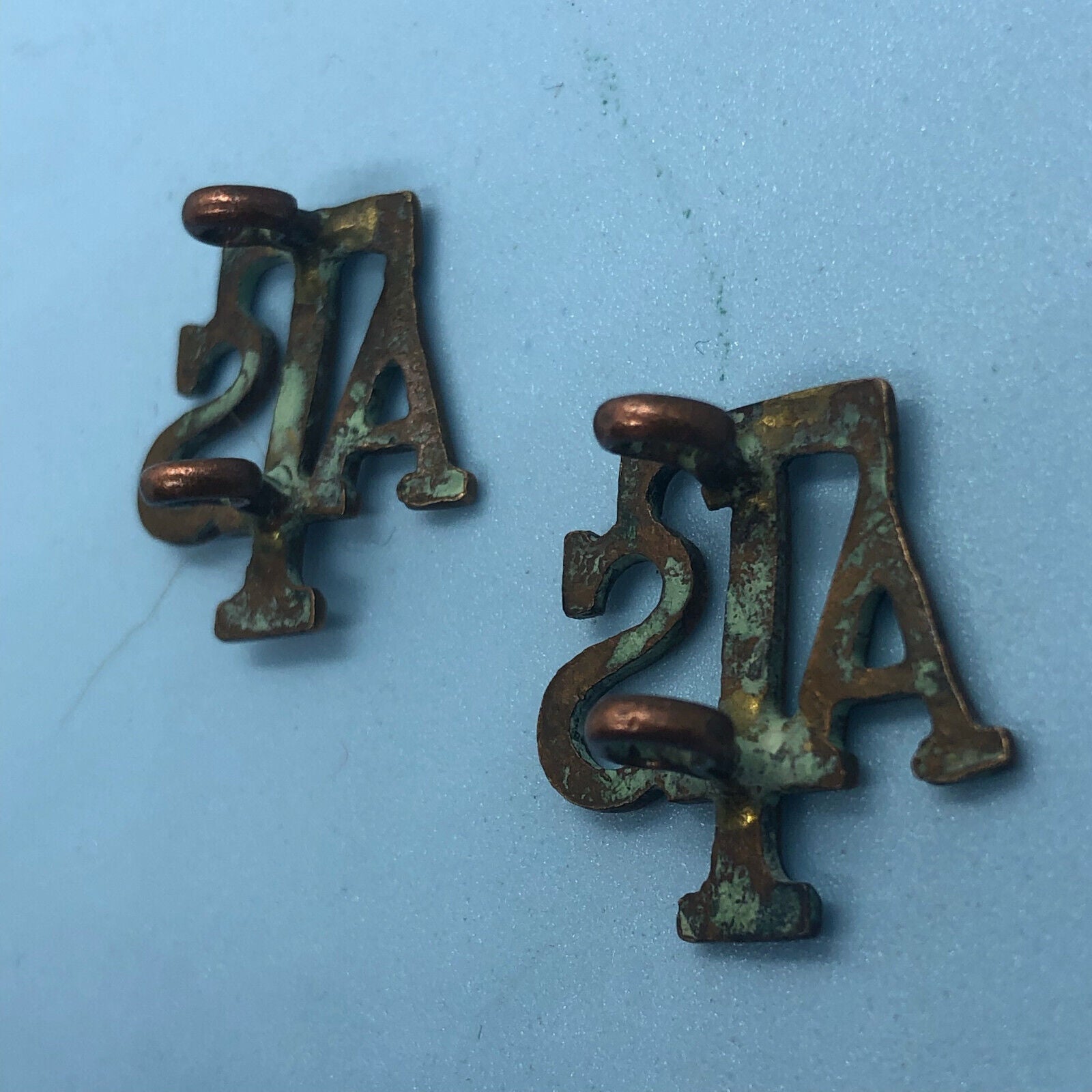 Genuine British Army Auxiliary Territorial Service ATS Collar Badges Pair - The Militaria Shop