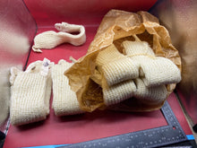 Load image into Gallery viewer, Original British Army / RAF 1943 Wristlets (wrist warmers) from Original Box
