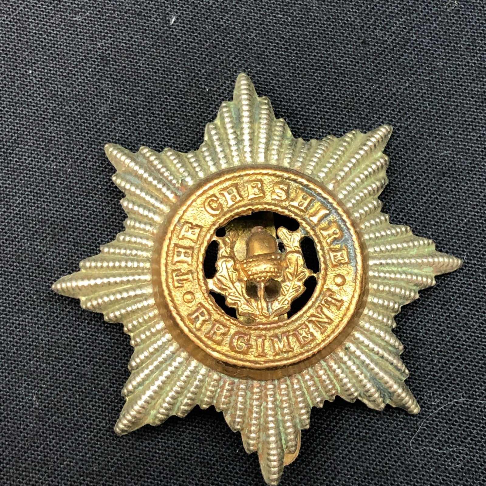 Original WW2 British Army Cap Badge - The Cheshire Regiment - The Militaria Shop