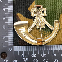 Load image into Gallery viewer, British Army Light Infantry Cap Badge / Brooch - The Militaria Shop
