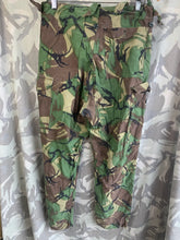 Load image into Gallery viewer, British Army DPM 1968 Pattern Camouflaged Combat Trousers - Size 32&quot; Waist
