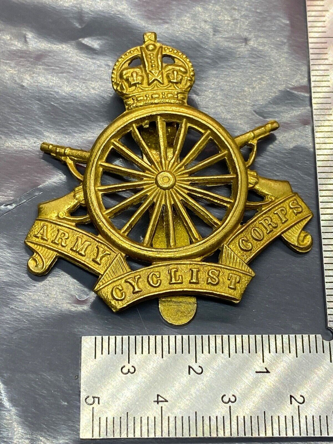 WW1 Army Cyclist Corps Regimental Cap Badge