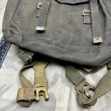 Charger l&#39;image dans la galerie, Original WW2 British Army / RAF 37 Pattern Webbing Small Pack &amp; L Straps Set
