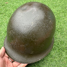 Load image into Gallery viewer, Original WW2 US Army M1 Split Front Swivel Bail Combat Helmet
