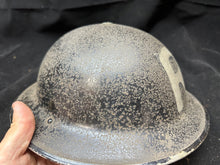 Load image into Gallery viewer, Original WW2 British Civil Defence Home Front Rescue Helmet Complete
