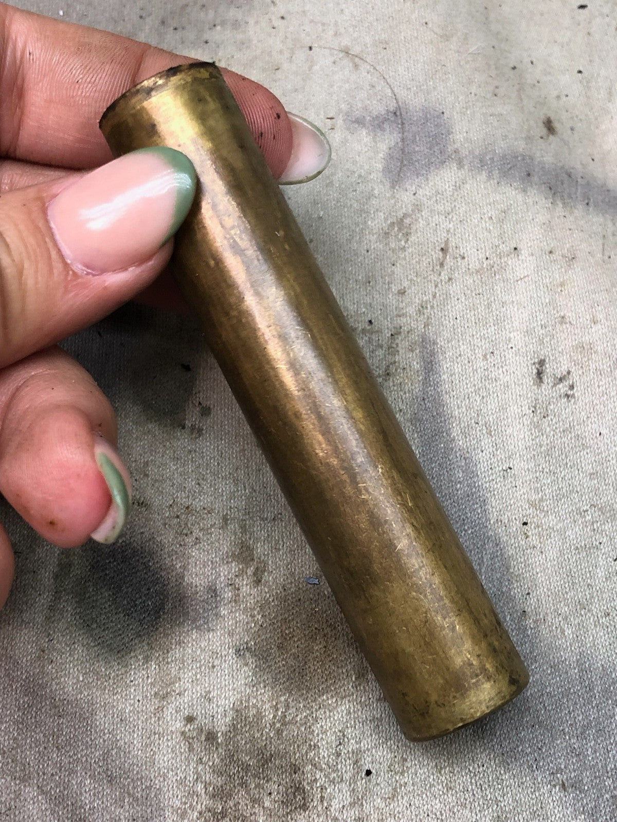 Original WW1 British Army SMLE Enfield Brass Oil Bottle - WD Marked - The Militaria Shop