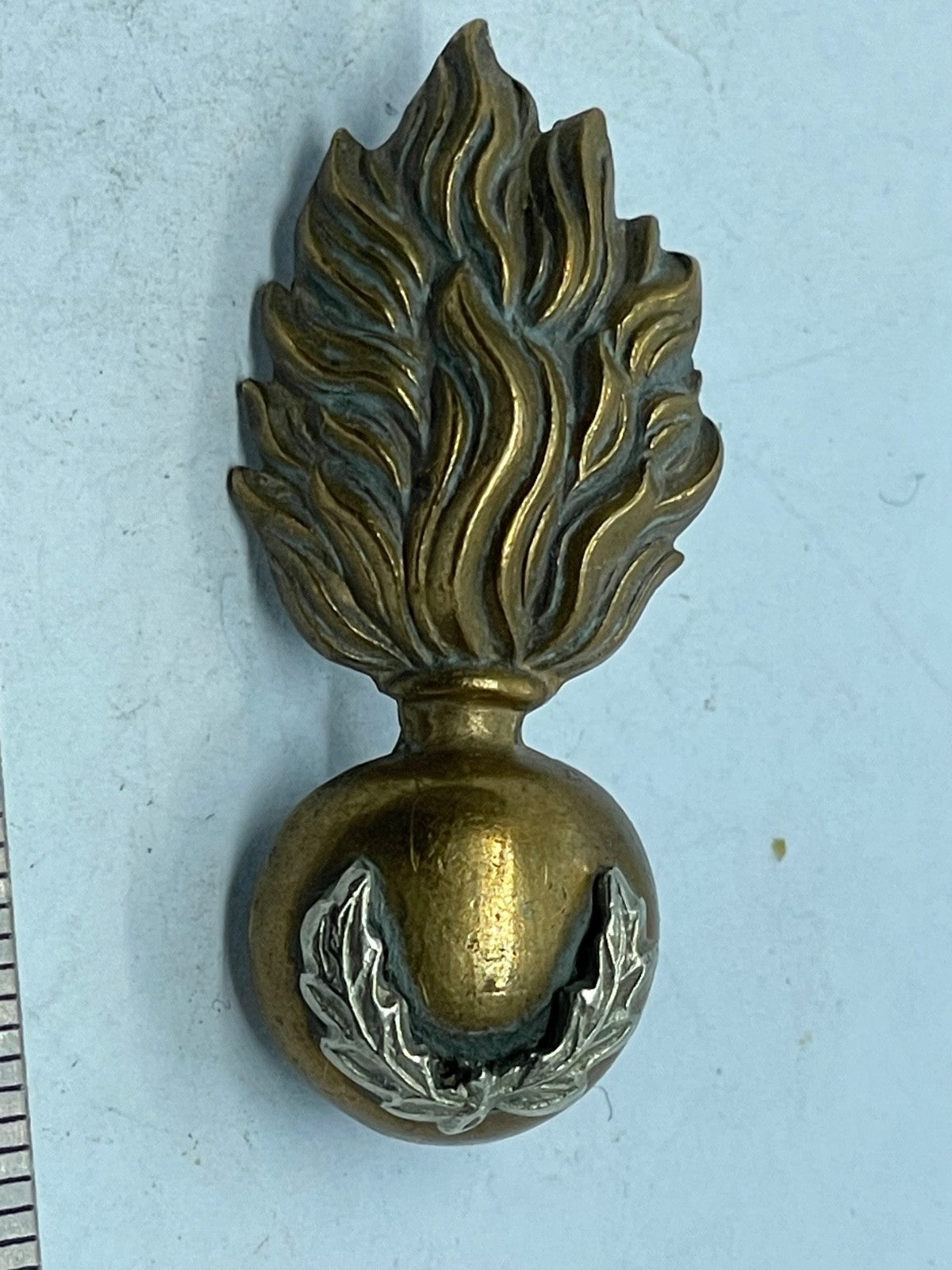 Original British Army Royal Scots Variation - Collar Badge - The Militaria Shop