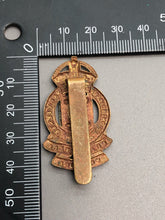 Load image into Gallery viewer, Original British Army WW2 RAOC Royal Army Ordnance Corps Cap Badge
