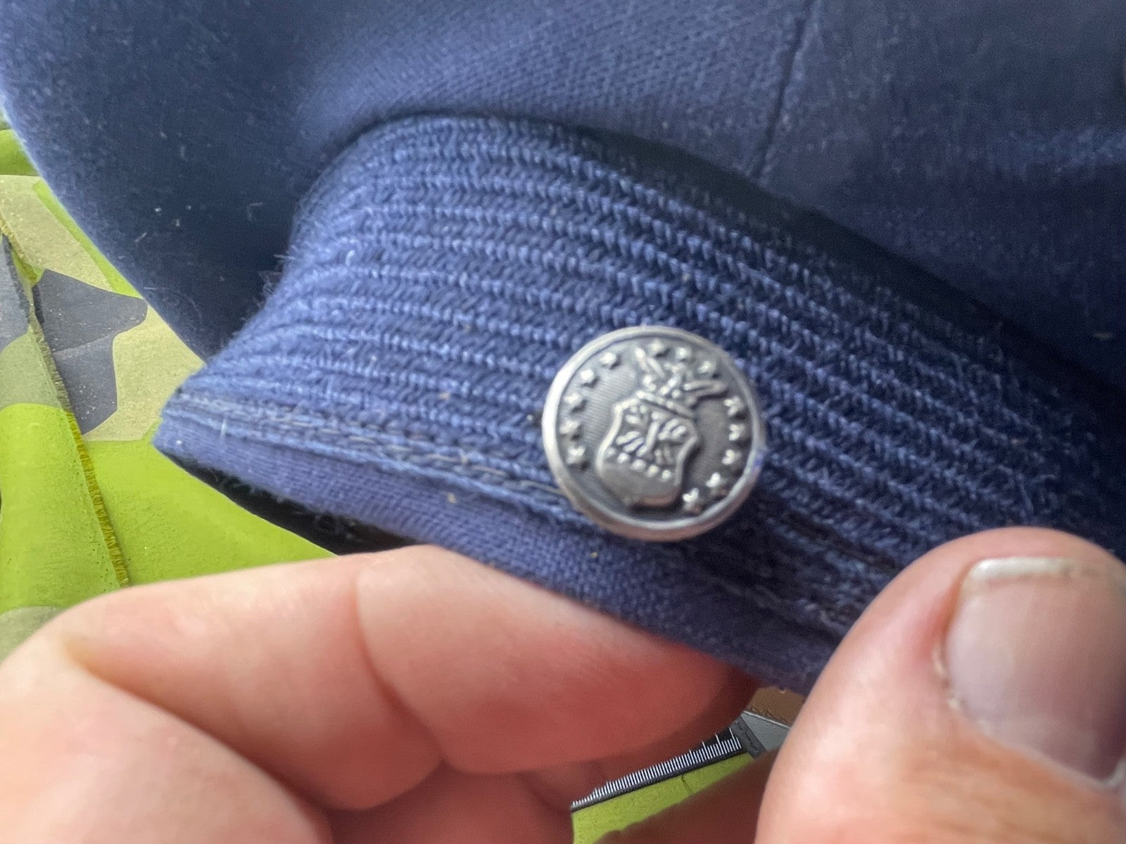 Original United States Texas Badged Peaked Cap - Size 54 - The Militaria Shop