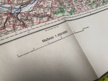 Load image into Gallery viewer, Original WW2 German Army Map of France - Angers
