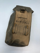 Charger l&#39;image dans la galerie, Original WW2 British RAF 37 Pattern Webbing Bren / Universal Pouch Wartime Dated
