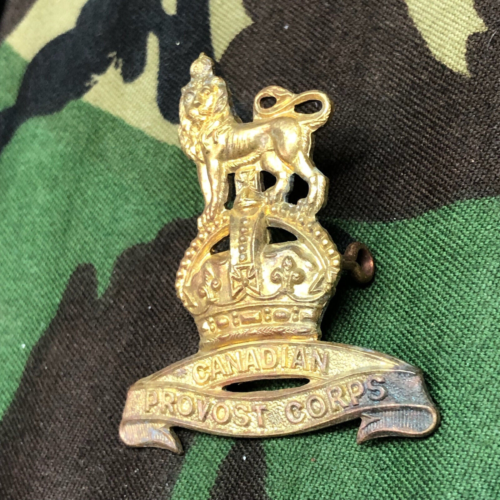 Original Canadian Army Provost Corps Cap Badge - The Militaria Shop