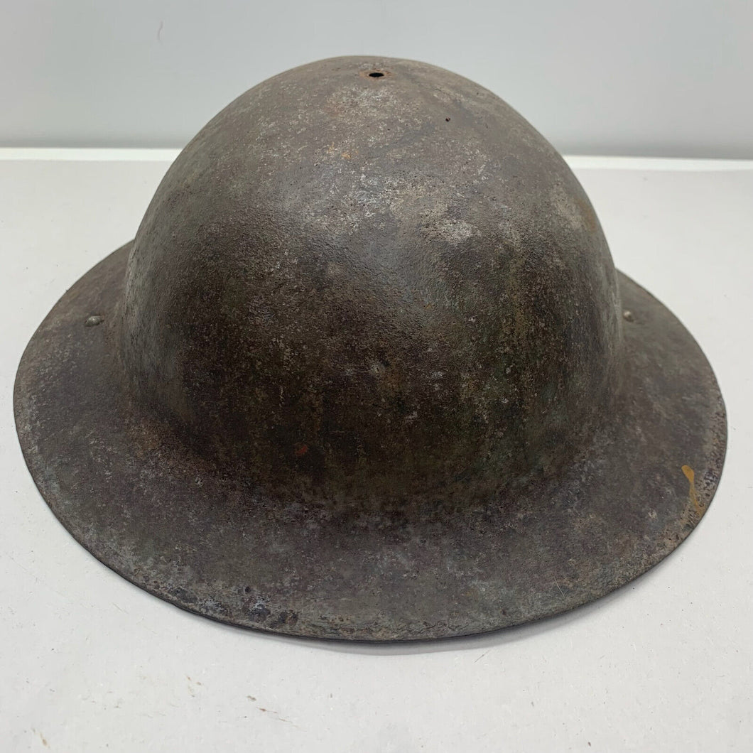 Original British Army WW2 MK1* Brodie Combat Helmet