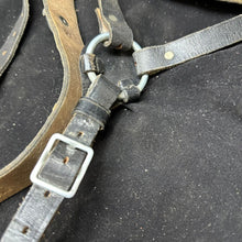 Load image into Gallery viewer, Original German Army WW2 Style Solider Equipment Leather Y Straps
