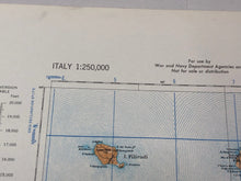 Load image into Gallery viewer, Original WW2 British Army / RAF Map - Italy - ETNA
