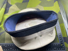 Vintage British Royal Navy Ratings White Cap - Size 56cm - The Militaria Shop