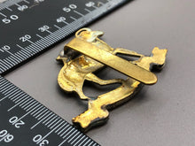 Load image into Gallery viewer, Original WW2 British Army Queen&#39;s Royal Regiment West Surrey Regiment Cap Badge
