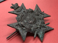 Load image into Gallery viewer, Victorian Most Honourable Order of The Bath Cap Badge Blackened Brass
