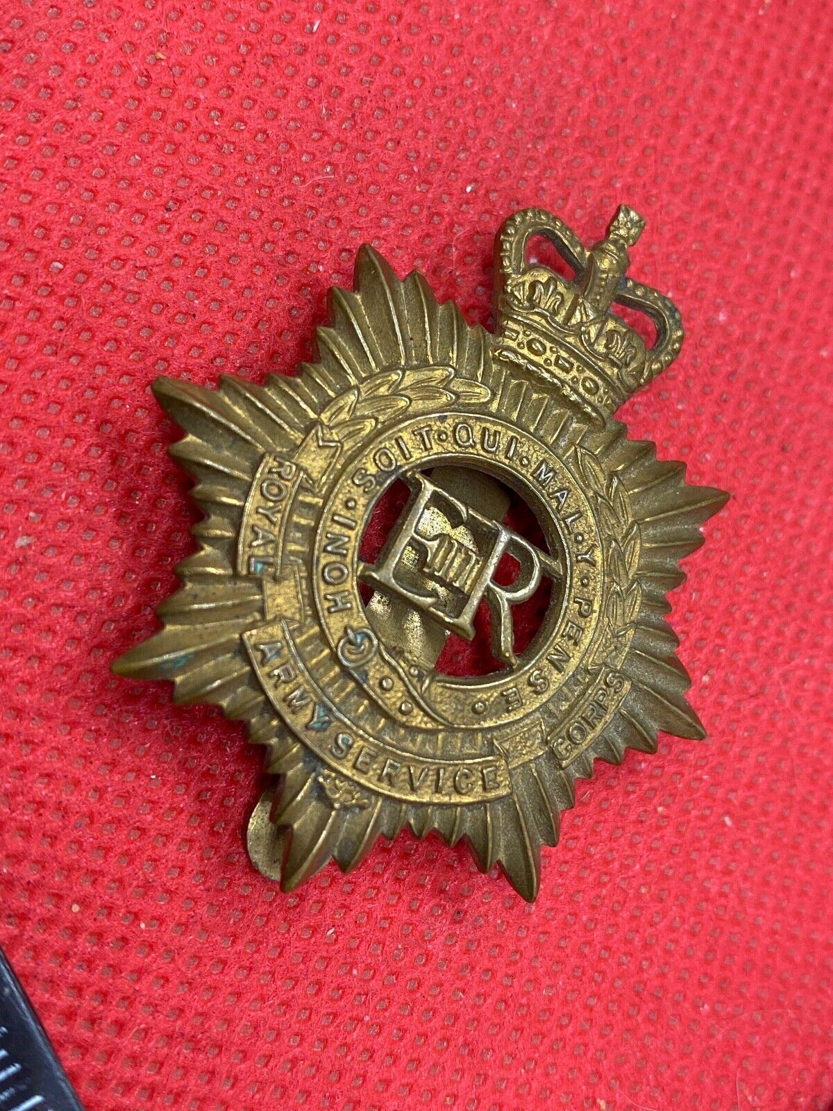 British Army Royal Army Service Corps EIIR Brass Cap Badge | For Sale ...