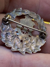 Load image into Gallery viewer, Original British Army WW1 / WW2 Royal Artillery Silver Marked Sweetheart Brooch
