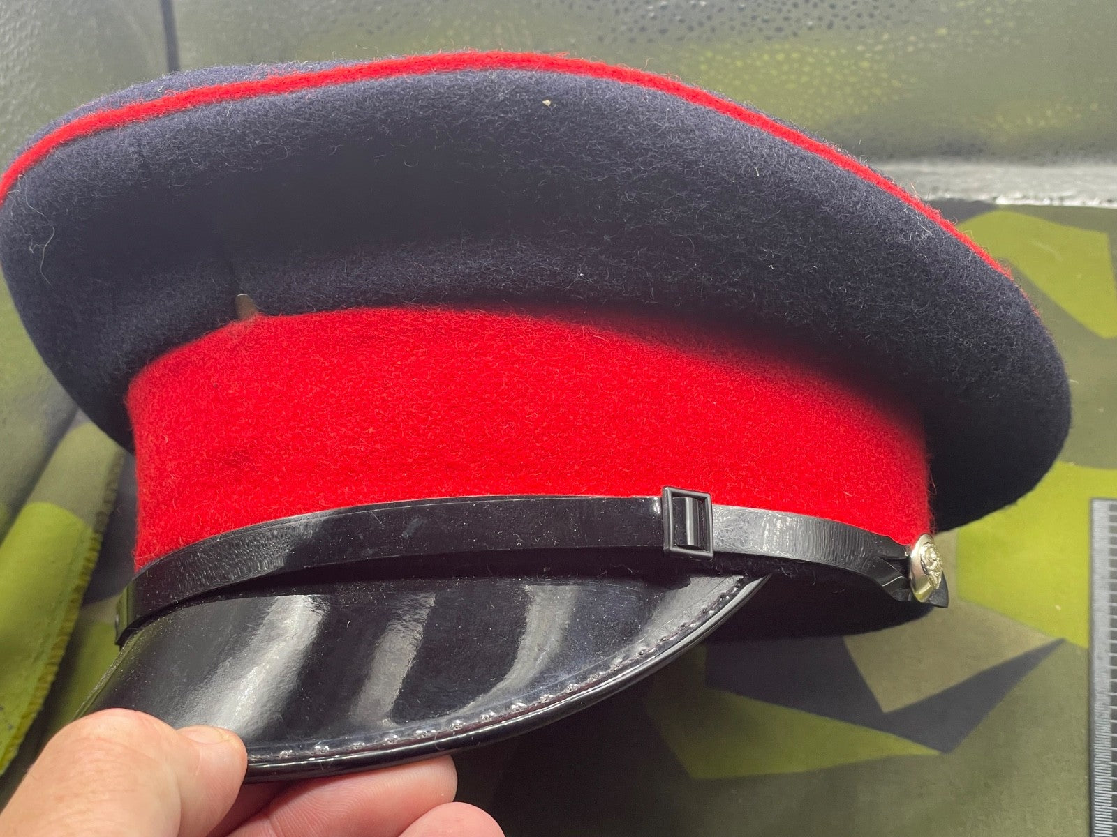 Genuine British Army Adjutant General's Corps Peaked Dress Cap - Size 56cm - The Militaria Shop