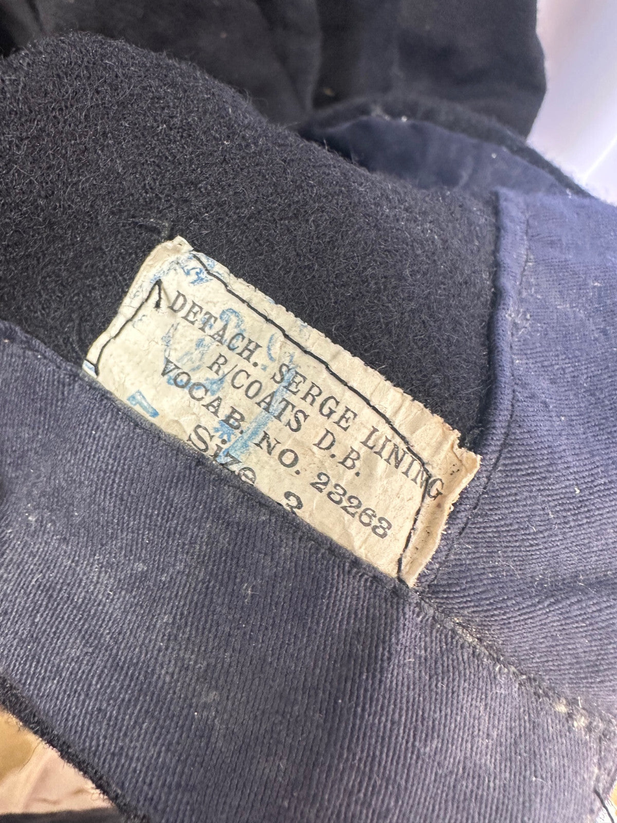 Unissued Officers British Army Serge Jacket Lining Detachable WW2 Pattern - The Militaria Shop