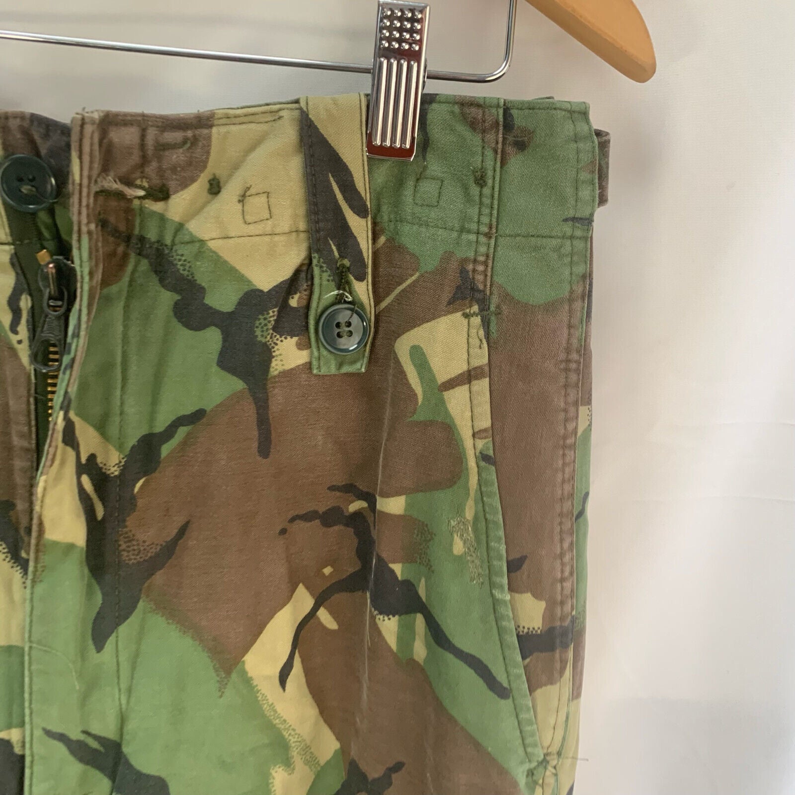 Genuine British Army 68 Pattern DPM Jungle Camouflaged Trousers - Size 30" Waist - The Militaria Shop