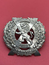 Load image into Gallery viewer, Original WW2 British Army Cap Badge - London Scottish Regiment
