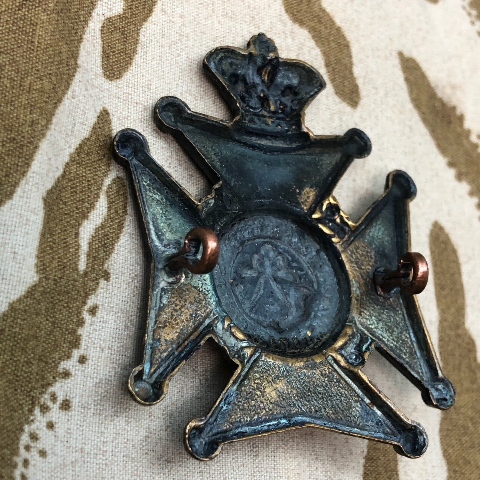 Original British Army Victorian The King's Royal Rifle Corps Regiment Cap Badge - The Militaria Shop