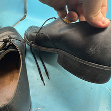 Lade das Bild in den Galerie-Viewer, Austrian Army Black Leather Officers Dress Shoes - Size EU 47 - UK 12 - US 12.5 - The Militaria Shop

