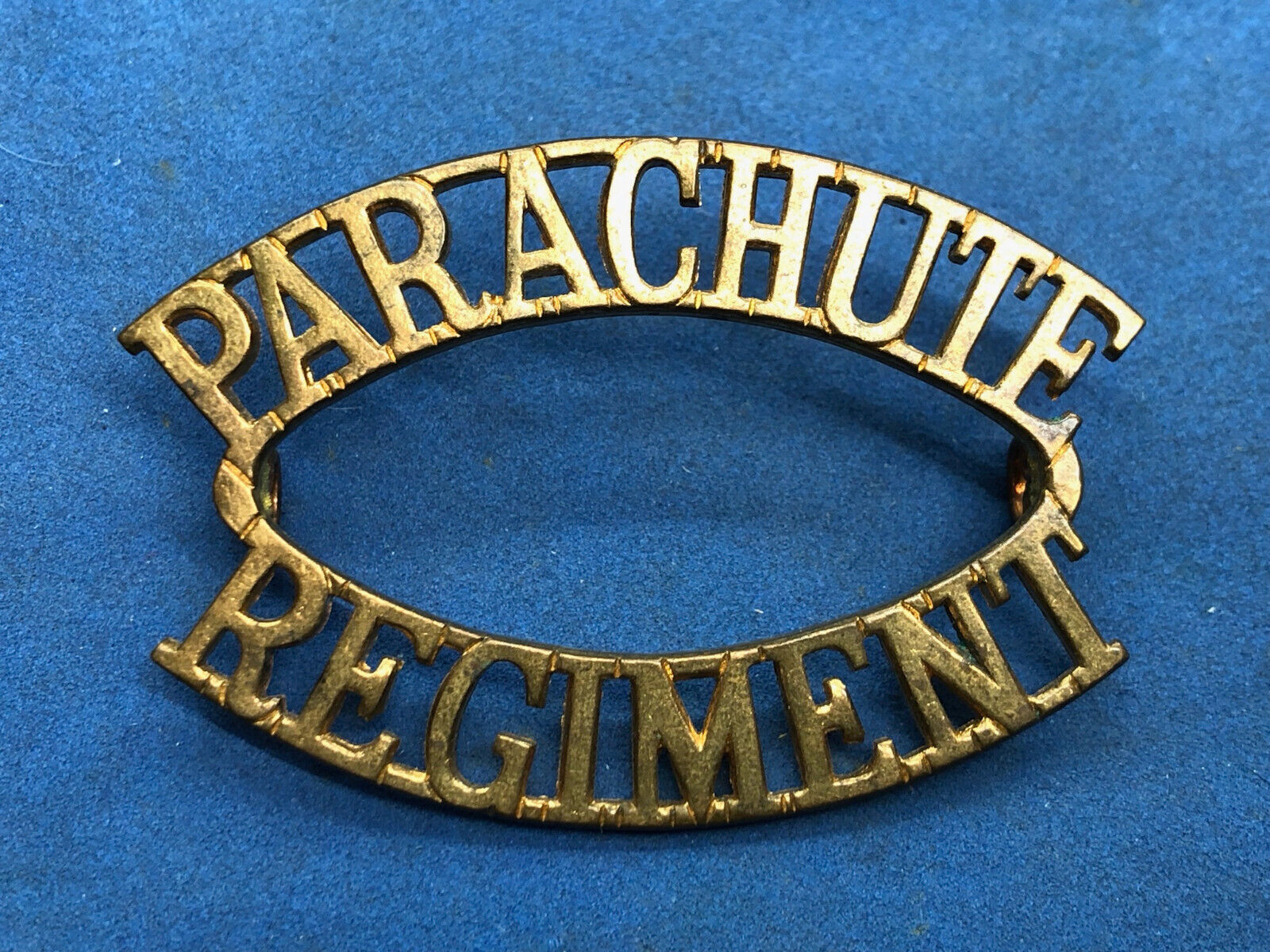 Original WW2 British Army Parachute Regiment Brass Shoulder Title | The ...