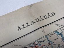 Load image into Gallery viewer, Original WW2 British Army / RAF Map - Allahabad
