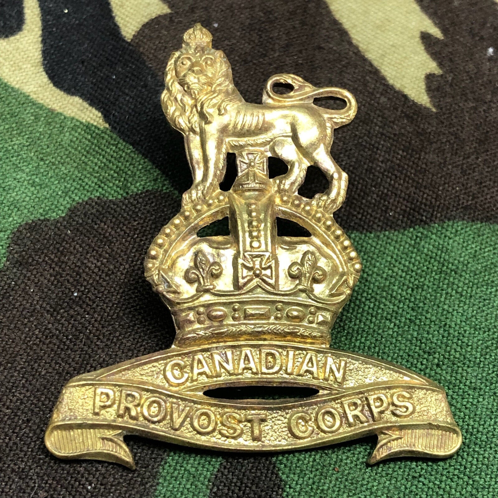Original Canadian Army Provost Corps Cap Badge - The Militaria Shop
