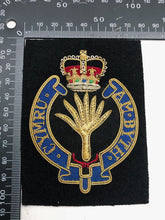 Load image into Gallery viewer, British Army Bullion Embroidered Blazer Badge - Welsh Guards
