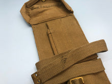 Load image into Gallery viewer, Original WW2 British Army 37 Pattern Bren / Utility Pouch - Auxilliary Pouch
