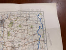 Original WW2 British Army GSGS OS Map of England - The Dukeries - The Militaria Shop