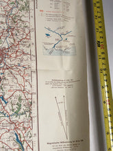 Load image into Gallery viewer, Original WW2 German Army Map of UK - Manchester / Liverpool / North West England
