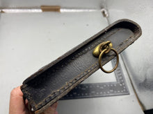 Load image into Gallery viewer, Original British Victorian Era Leather Dispatch Pouch with Brass Fittings
