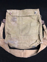 Load image into Gallery viewer, Original WW2 British Army GSR Gas Mask Bag - Early Pattern
