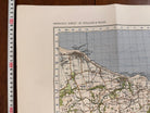 Original WW2 British Army GSGS OS Map of Great Britain - Whitby & Saltburn - The Militaria Shop