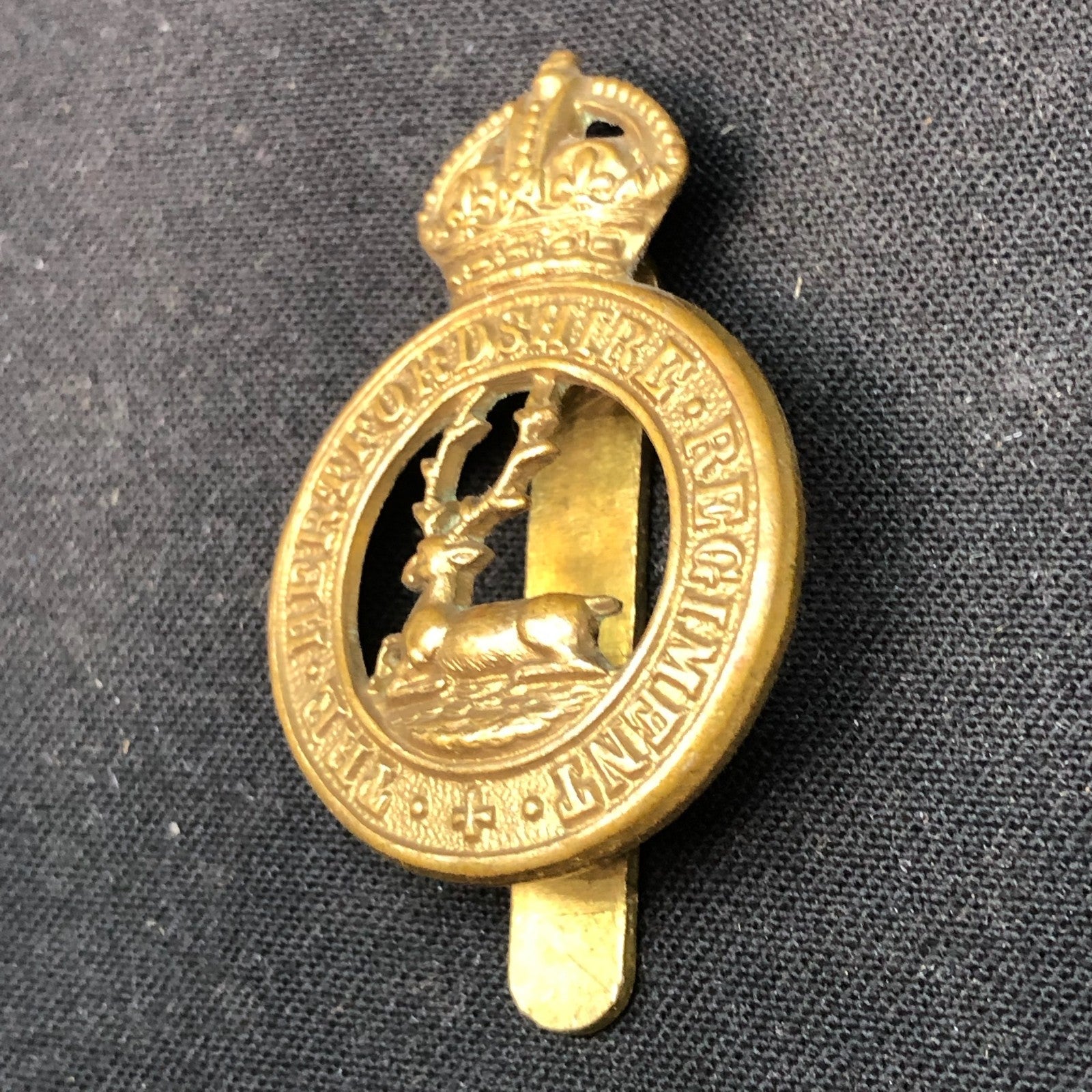 Original WW1 British Army Cap Badge - Hertfordshire Regiment - The Militaria Shop