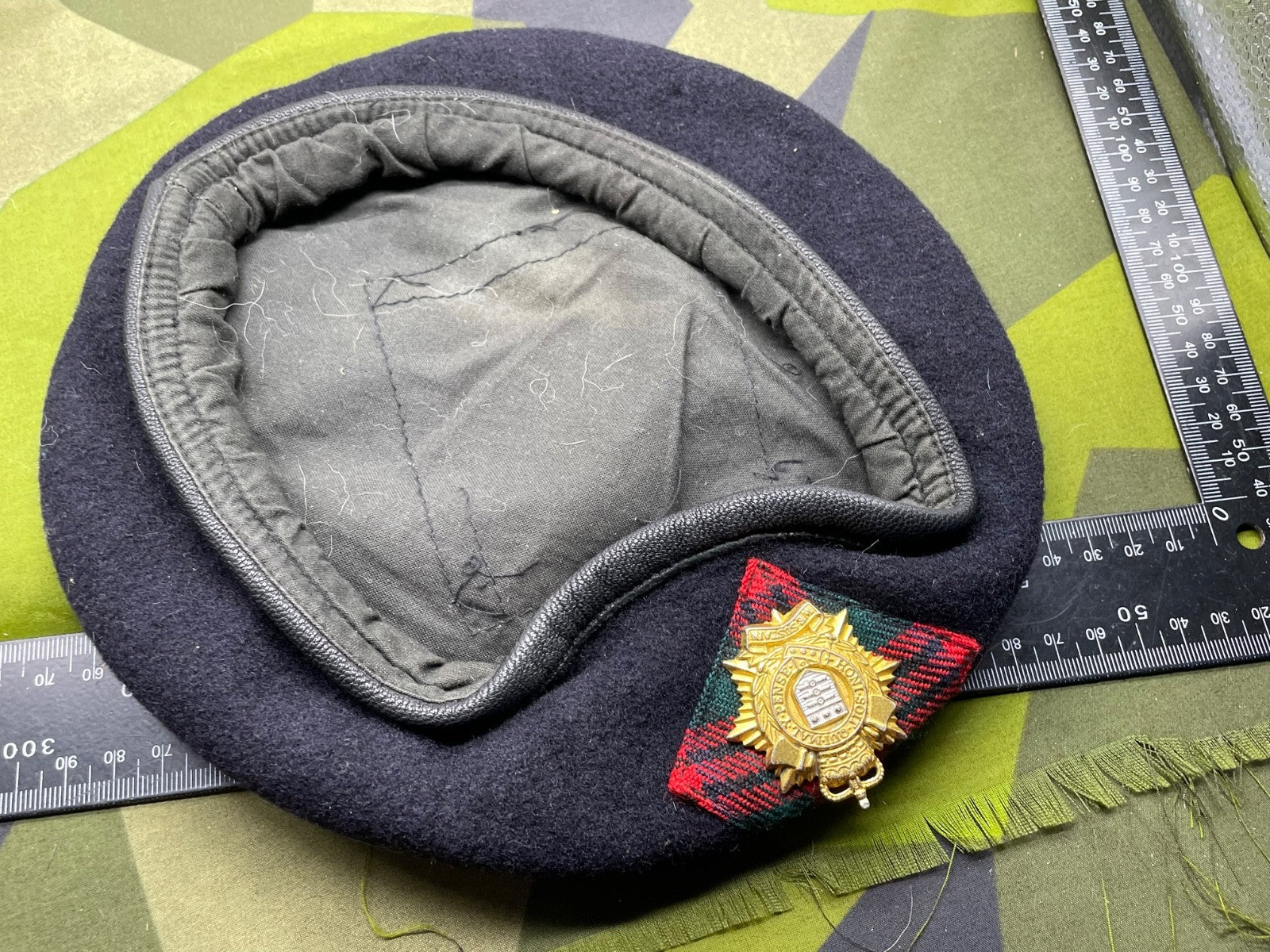 Original British Army Logistics Corps Beret with Badge - 54cm - The Militaria Shop