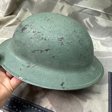 Load image into Gallery viewer, Original WW2 British Army Mk2 Brodie Combat Helmet - Repainted - Ideal Project
